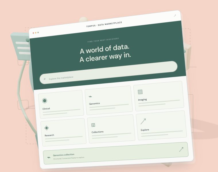 Data Marketplace clay artwork